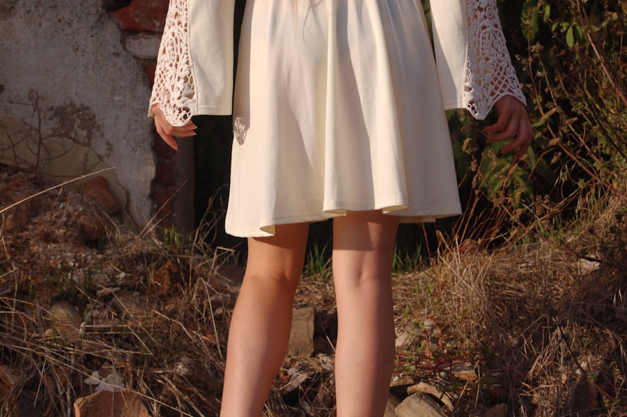 Photo asymmetric skirt
