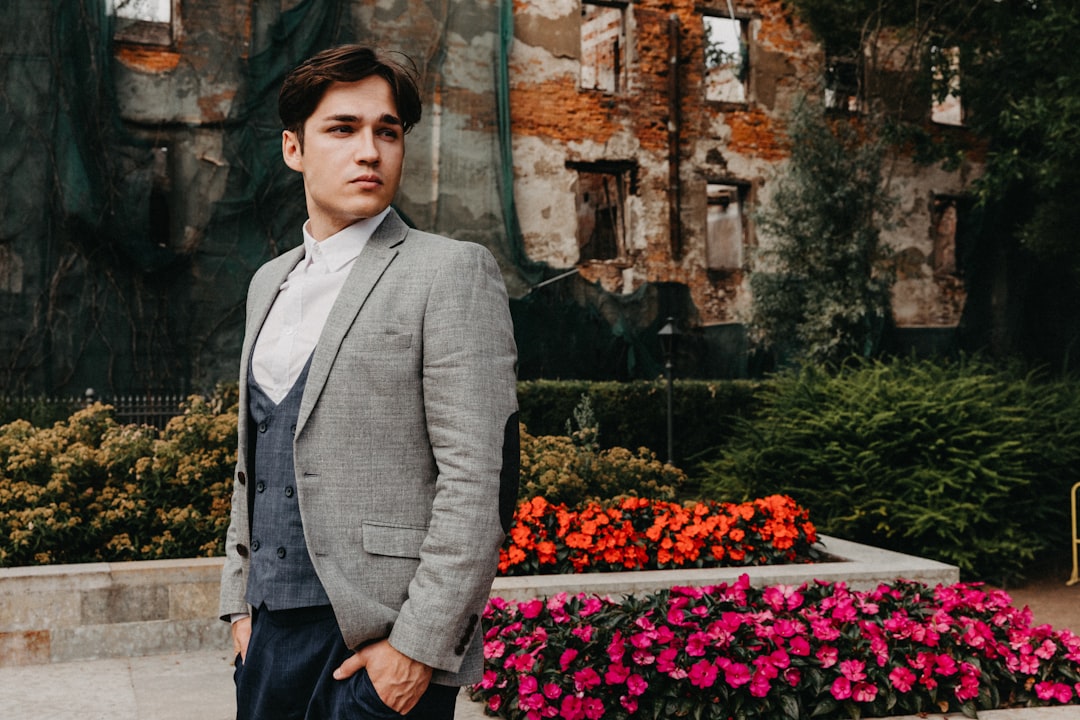 Photo men fashion spring