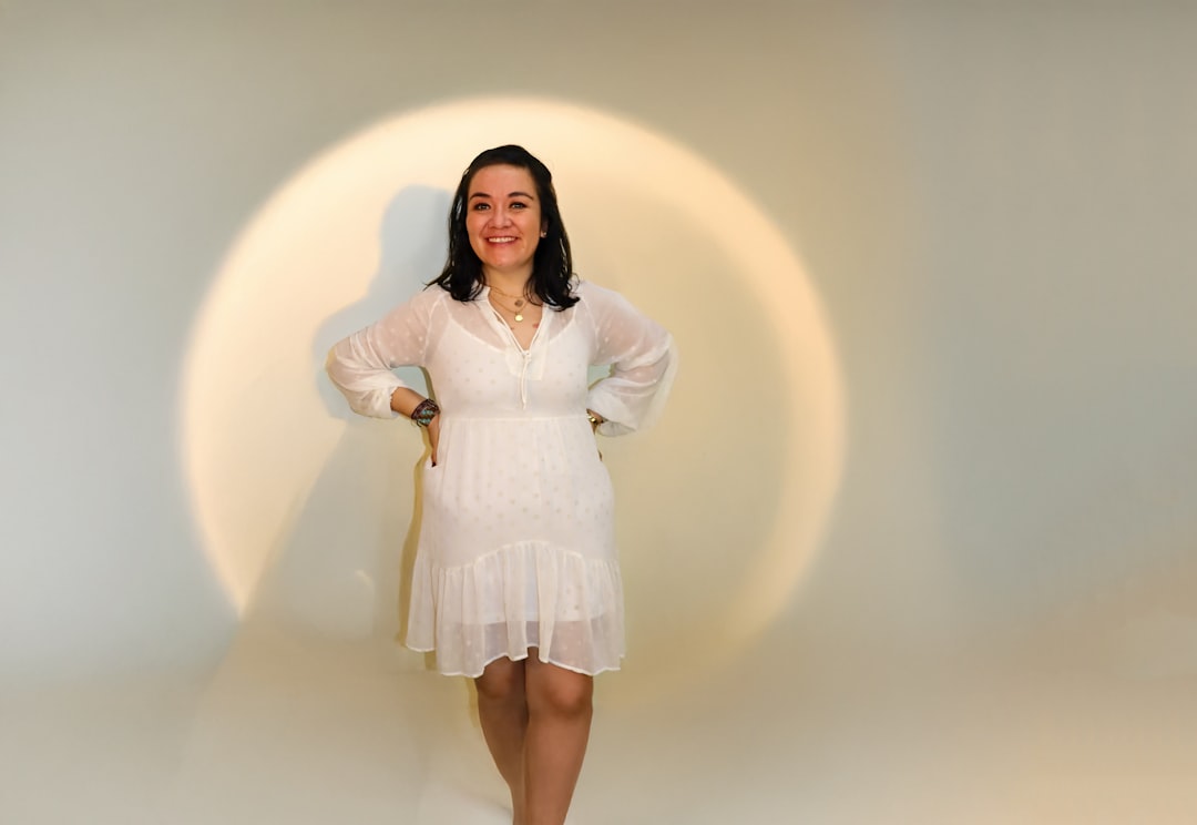 Photo flared dress