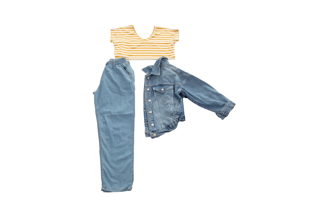 Photo denim vest